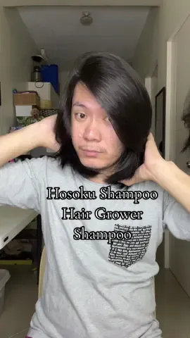 Ito lang yung shampoo ko para kumapal at mabilis humaba ang buhok ko. Try nyo din, malay mo hiyang din sayo. #thickhair #hosokushampoo #hosokuminoxidil #HairCareTips #hairgrower 