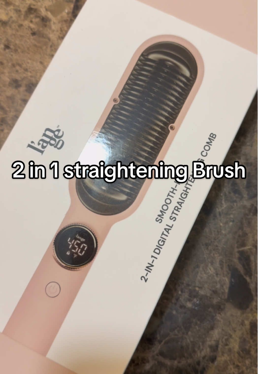 We luv this brush 🤎 #NaturalHairTools #StraighteningComb #SilkPressAtHome #NaturalHairRoutine #TikTokMadeMeBuyIt