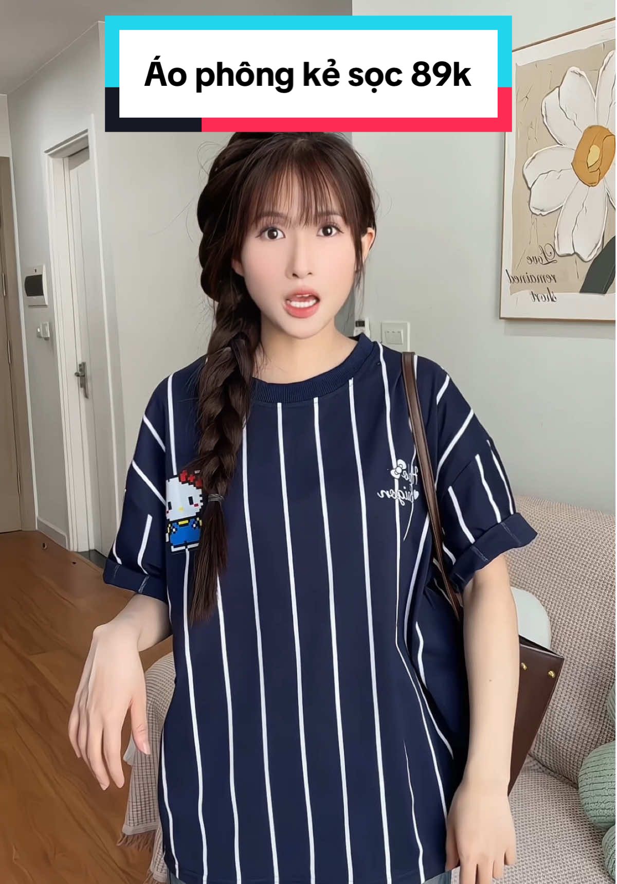 Áo phông kẻ sọc 89k #aophong #aococ 