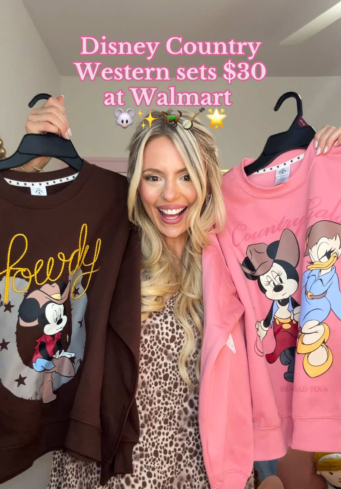 The CUTEST Disney sets under $30!!🐭🌟🐎 Both outfits listed in my LTK!💛🤎 #walmartfinds #disneystyle #disneyoutfits #walmart #disneycreator @Disney @Walmart @Disney Style 