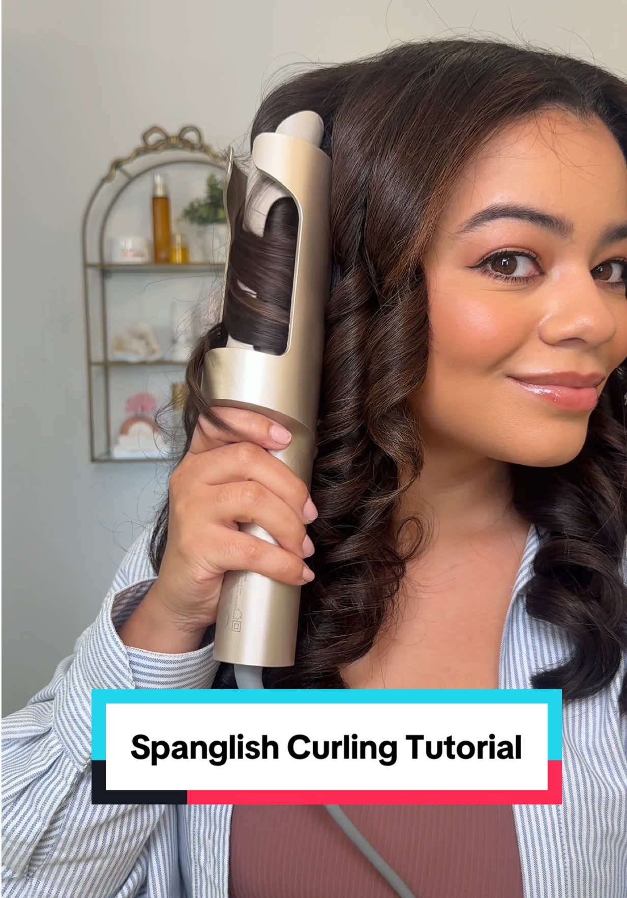 Spanglish Curling Tutorial 😝🥰 @TYMO BEAUTY US #tymobeauty #curlstymo #superbrandclub #tymocurlsbounce #tymocurlproplus 