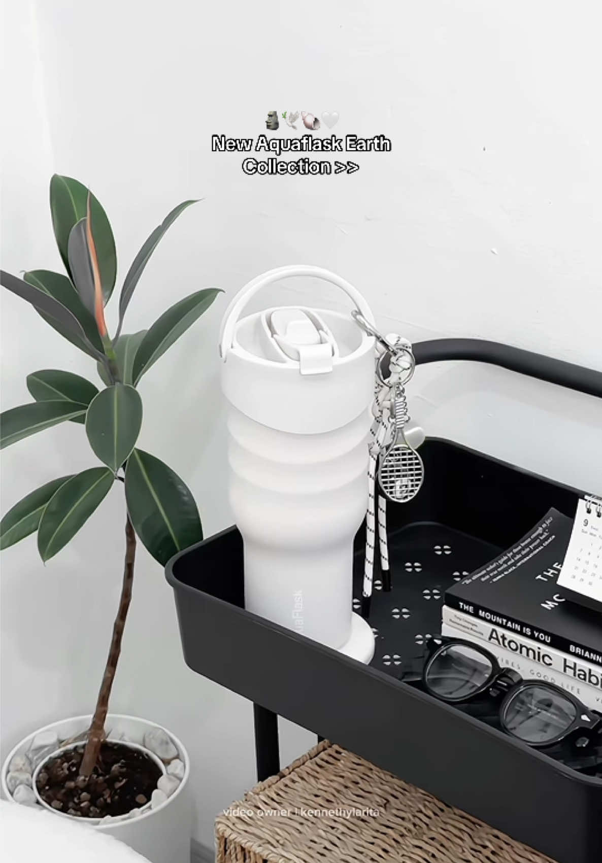 Unboxing the new Aquaflask Earth Collection — 30oz Sandstone 🤍 minimalist, durable & a must-have water bottle! 🦦 comment if you want to see the 40oz Dune next! #aquaflask #earthcollection #waterbottle #tumbler #fyp 