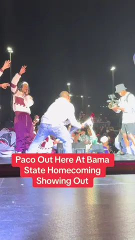 @106&PACO is out here having a ball at Bama State Homecoming #fyp #kappa #Nupes #montgomery #alabama 