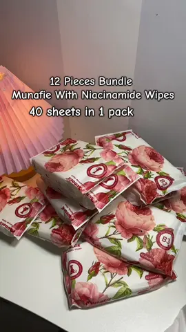 Affordable Facial Wipes and travel friendly din #munafiewipes #niacinamidewipes #wipes 