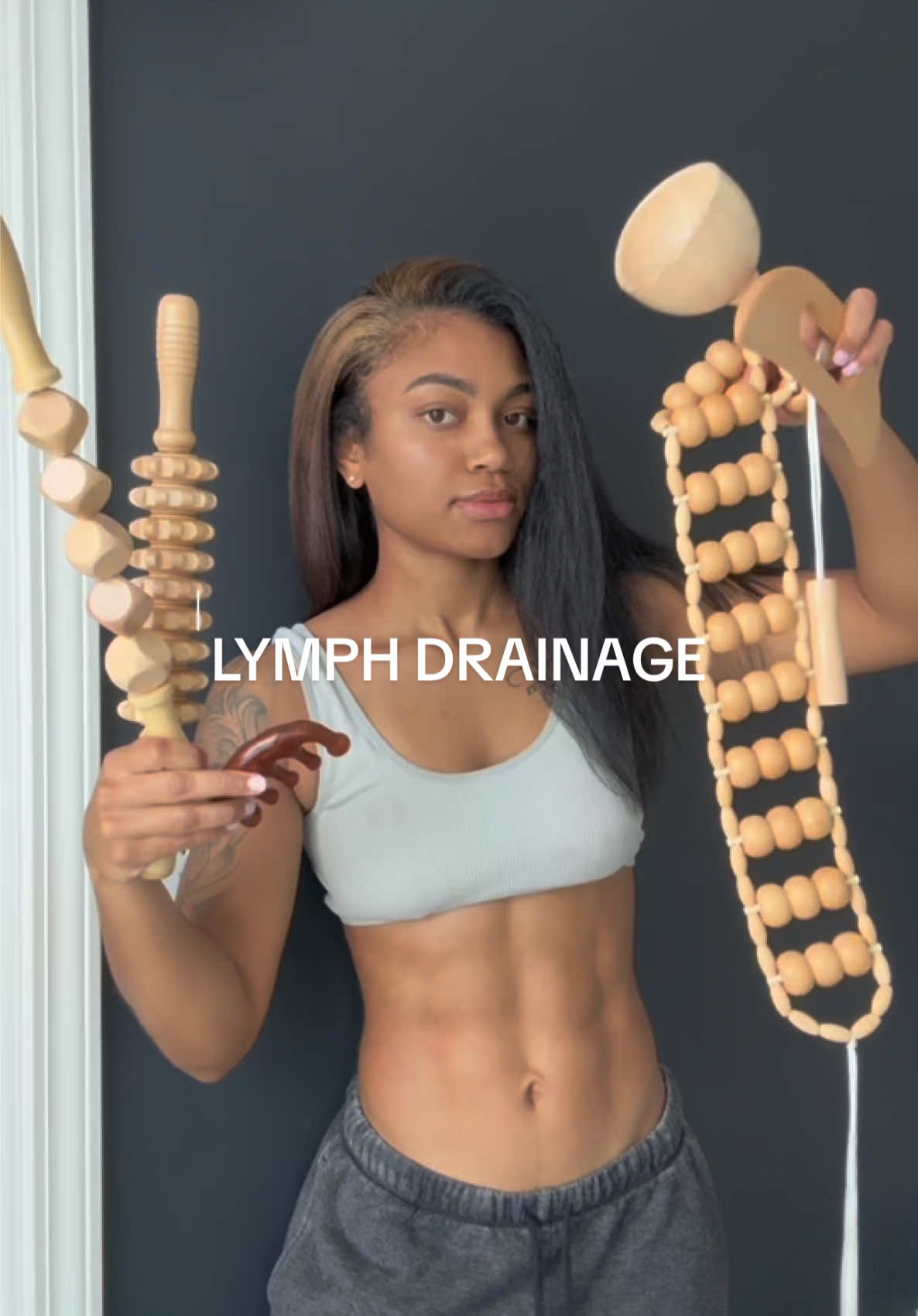 Lymphatic Drainge 3-4 times a week  in the a.m ✅ so many benefits #lymphaticdrainage 