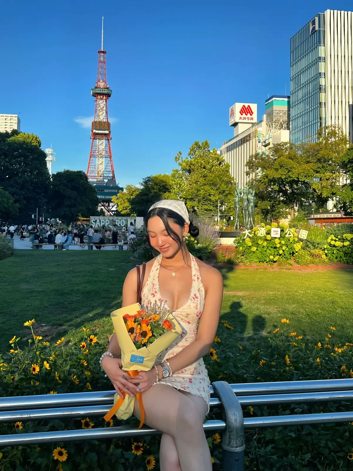 Nothing much to say except I was VERY VERY happy 🥺❤️ . . . 📍Odori Park, Sapporo