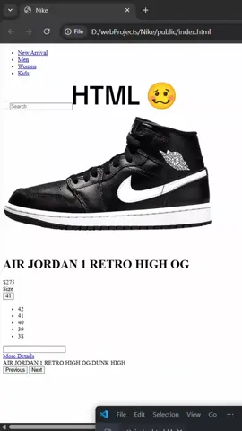 HTML and CSS are the best combination #codingtiktok #webdev #htmlcss #learncoding 