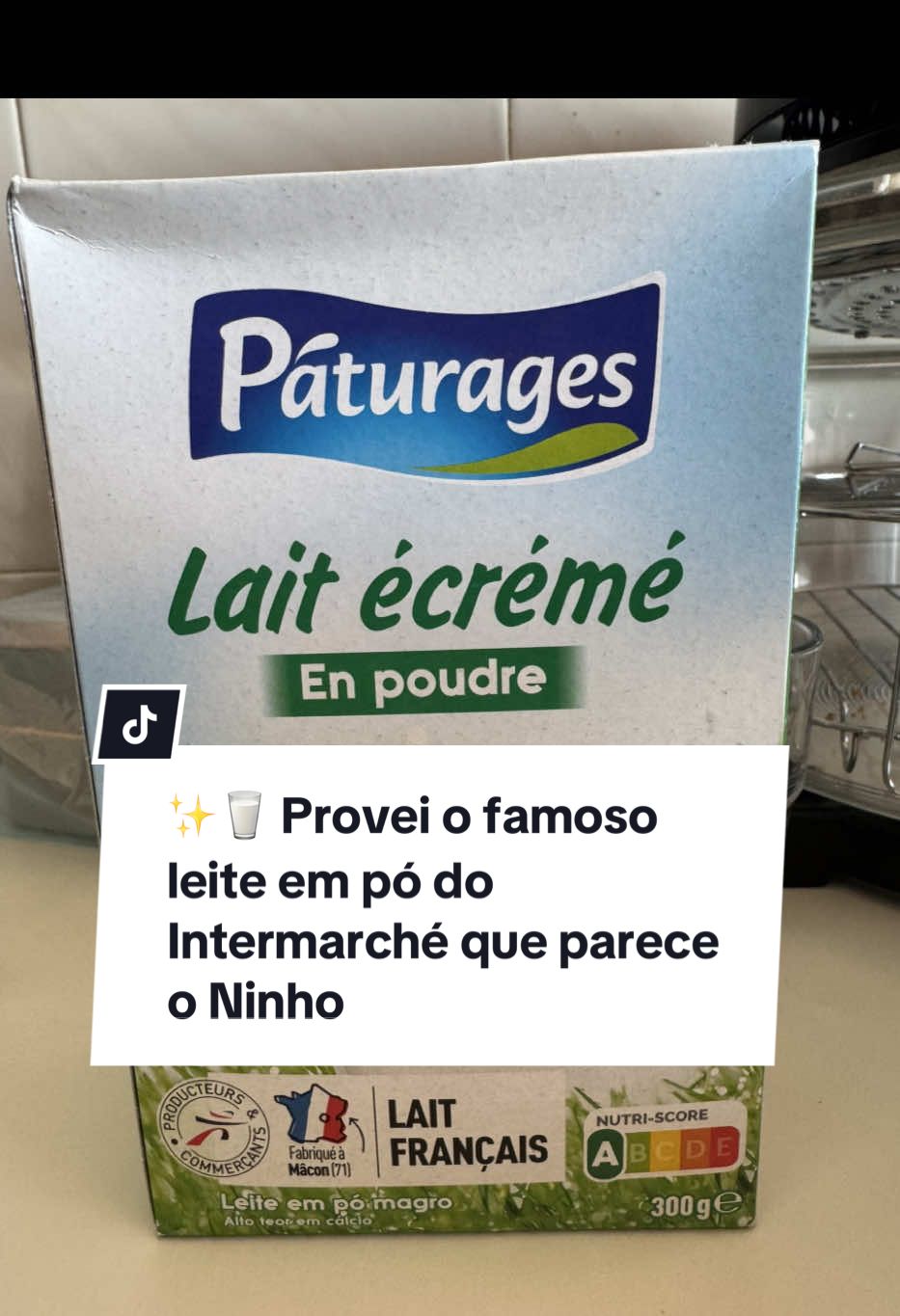 ✨🥛 Provei o famoso leite em pó do Intermarché que parece o Ninho #portugal #provando #intermarche #leiteempo #ninho 