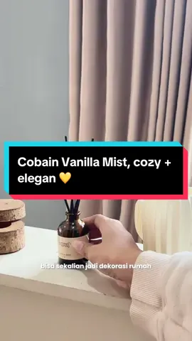 Serius deh, aromanya manis, calming, elegan ala hotel bintang 5 ⭐ Tapi surprisingly, harganya masih masuk budget anak kos! ✨ Vanilla Mist – Summer Spring ✨ 🍦 wangi manis & relaxing 🏡 desain estetik, bisa jadi dekor rumah 💛 affordable tapi vibes-nya mahal Cobain sekarang, bikin ruangan cozy & instagramable ✨ Klik keranjang kuning biar langsung kebawa hotel vibes dari rumah 🏡 #Summerspring #VanillaMist #AffordableLuxury #ReedDiffuser