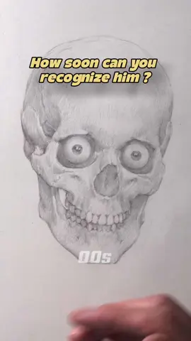 How soon can you recognize him?  #drawingtutorial #pencilart #anatomydrawing #drawing #art 