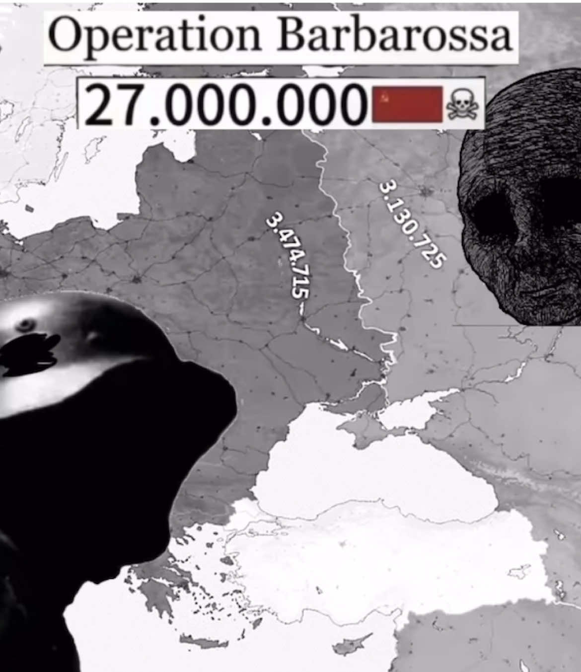 Operation Barbarossa was the code name for Germany’s invasion of the Urrs during World War II. It began on 22 June 1941 and was the largest military invasion in history. #viral #fyp #edit #germany #ww2 