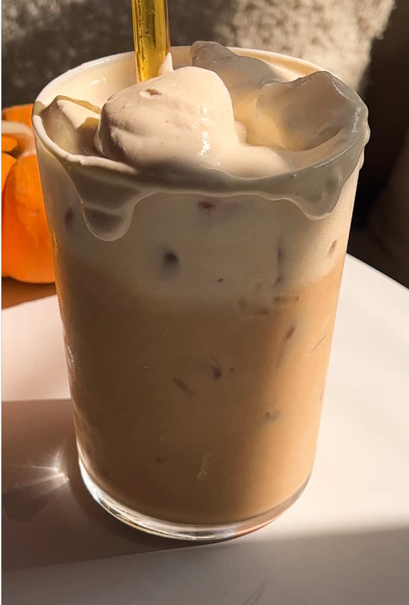 Homemade Pumpkin Spice Iced Lattes are the BEST! We love our not too sweet, spiced up version! Recipe below! Iced Pumpkin Spiced Latte Makes 1 Ingredients: pumpkin paste: 7.5 ounces of canned pumpkin puree (about 3/4 cup) 2/3 cup maple syrup 1/3 water 1 teaspoon pumpkin spice 1 teaspoon vanilla extract pinch salt latte: 1 shot espresso 2/3 cup milk (of choice) 3 tablespoons pumpkin paste pumpkin sweet cream: 1/3 cup heavy cream 1 tablespoon pumpkin paste ice cubes 1. pumpkin paste: Place all ingredients into a small pot and simmer over medium heat, about 10 minutes, stirring frequently. Transfer to a jar and cool. 2. Pour espresso, milk, pumpkin paste, and ice into a shaker or mason jar and shake together. 3. Fill a glass with ice and pour in latte mixture. 4. sweet pumpkin cream: In a small cup or bowl combine cream and pumpkin paste. Whisk together until very soft peaks form (you’re making a loose whipped cream). 5. Pour sweet cream over latte and serve.
