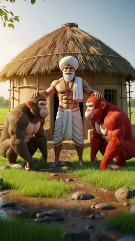 القرد الشرير ضد القرد الطيب 🥺