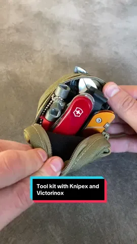 Compact Maxpedition tool kit organizer with tools from Victorinox and @knipex 🧰 #tools #toolbox #knipex #victorinox