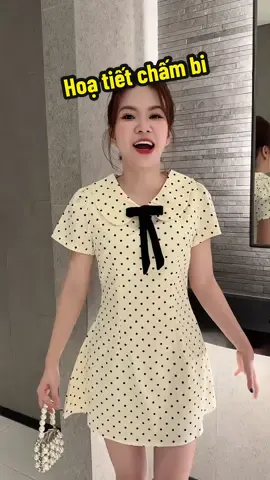 Váy chấm bi xí xẹo #viral #thờitrangnữ #xuhuongtiktok #xuhuong #vaydep 