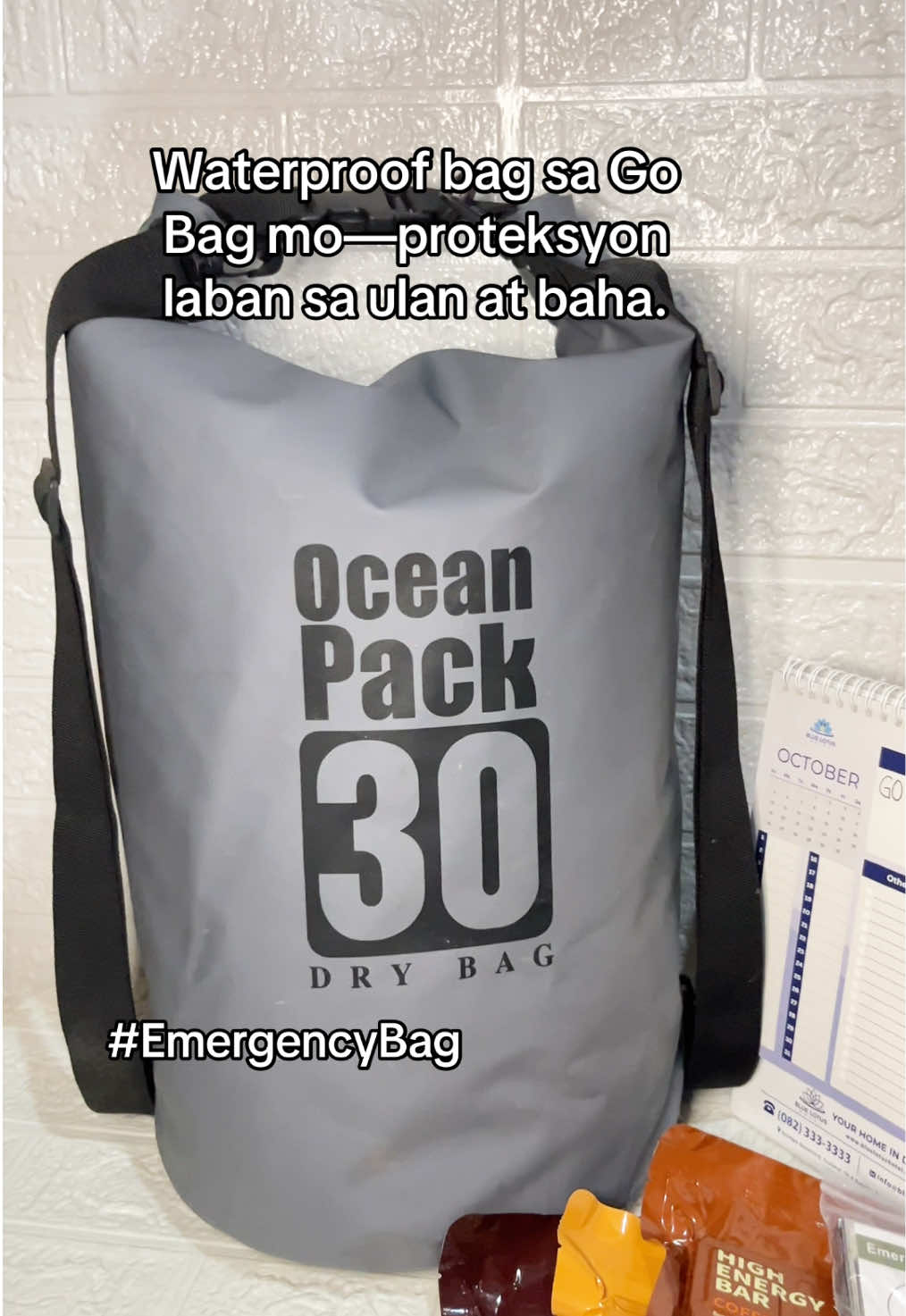 Waterproof bag sa Go Bag mo—proteksyon laban sa ulan at baha! #Oceanpackbag #Oceanpackdrybag #waterproofbag 