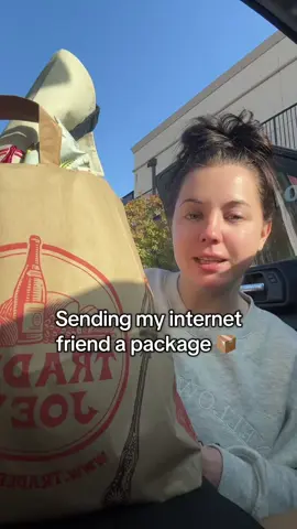 It’s like I have a new penpal but for snacks 🥰 #package #payitforward #traderjoes #snacks @FedEx 