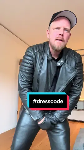 Dresscode: Leather only. 🖤 Not fashion. Not a phase. When the rules say leather, you obey. No excuses. No escape. It’s not just what I wear – it’s my discipline, my armor, my second skin. You either understand it… or you never will.#LeatherStyle #BerlinVibes #foryou #StreetwearMen #PowerLook 
