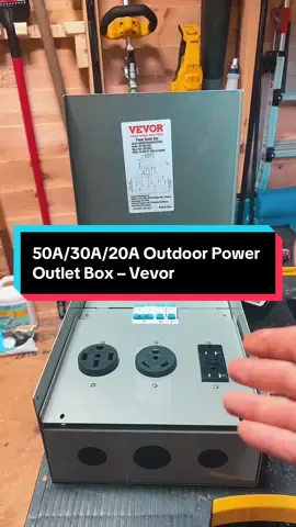 50A / 30A / 20A all in one. RV, generator, or tools — plug in and power up 🚐🔌 #VevorTools #PowerUp #RVLife #GeneratorBox #TikTokMadeMeBuyIt @Vevor Store US 