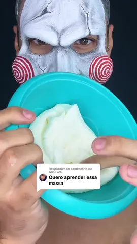 Já que estamos no #Halloween, esse é o momento de você aprender essa massa! Já salva esse vídeo! ❤️ #HalloweenDoDamas #HalloweenMakeup 