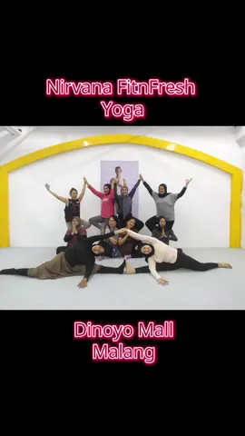 Nirvana FitnFresh Yoga Lokasi Mall Dinoyo City Lt. 3 Malang #yoga #malang malang #malanghits #olahraga #kesehatan 
