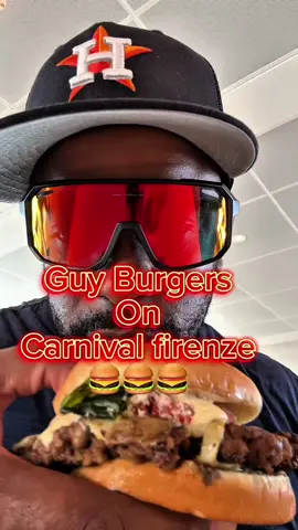 Guys burgers on @carnival Firenze!