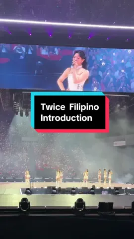 Twice Filipino Greetings and Introduction feat. Dahyun na matatas magtagalog 🇵🇭 @TWICE  #Twice  #ThisIsFor ThisIsForBulacan #TwiceConcert #fyp #foryoupage