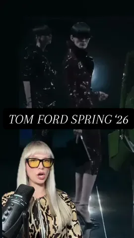 Tom Ford Spring ‘26 by Haider Ackermann. Scintillating. #tomford #haiderackermann #pfw 