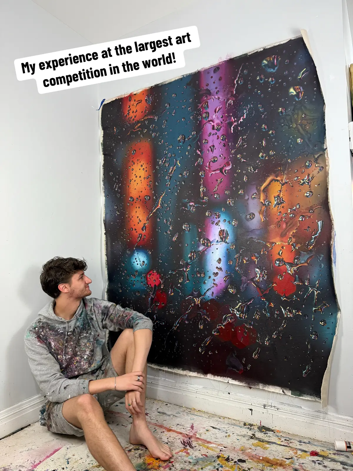 What a wonderful two weeks!  Artprize concludes this weekend, and I am on my way back to New York City.  It’s not often I can devote two full weeks to promote a single painting so it was a joy to be able to talk about my art with so many people in real time. I am so thankful for how well “Raindrop Dance” has been received, and the new friends I’ve meet through this. (If you are new to Tanner Bosma Art because of Artprize give me a wave in the comments, and welcome!) If you want a print of this painting: as of right now the only way is to sign up for my Cityscape Print Club.  It’s only $8 and “Raindrop Dance” is the October print.  Lots of information to come :)