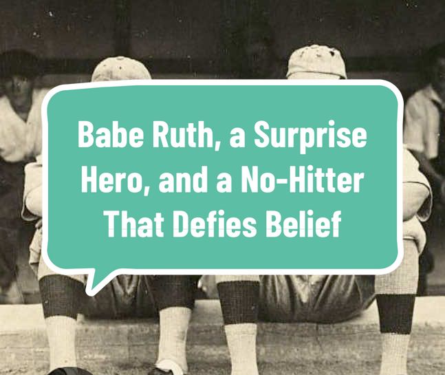 We talk about a wild story from baseball history involving Babe Ruth, a fiery temper, a surprise hero, and a no-hitter that almost defies belief. On June 23, 1917, during a game between the Boston Red Sox and the Washington Senators, Babe Ruth was ejected from the game after a heated argument with the umpire, and Ernie Shore came in as an emergency replacement and retired the next 26 batters, effectively facing the minimum. The game was initially credited as a perfect game, but was later reclassified as the first combined no-hitter in major league history. #baseball #History #nohitter #story #baberuth 