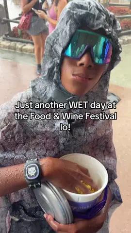 What’s a festival without rain!!! 😂😂😂😂 #epcot #foodandwinefestival #epcotfoodandfestival2025 