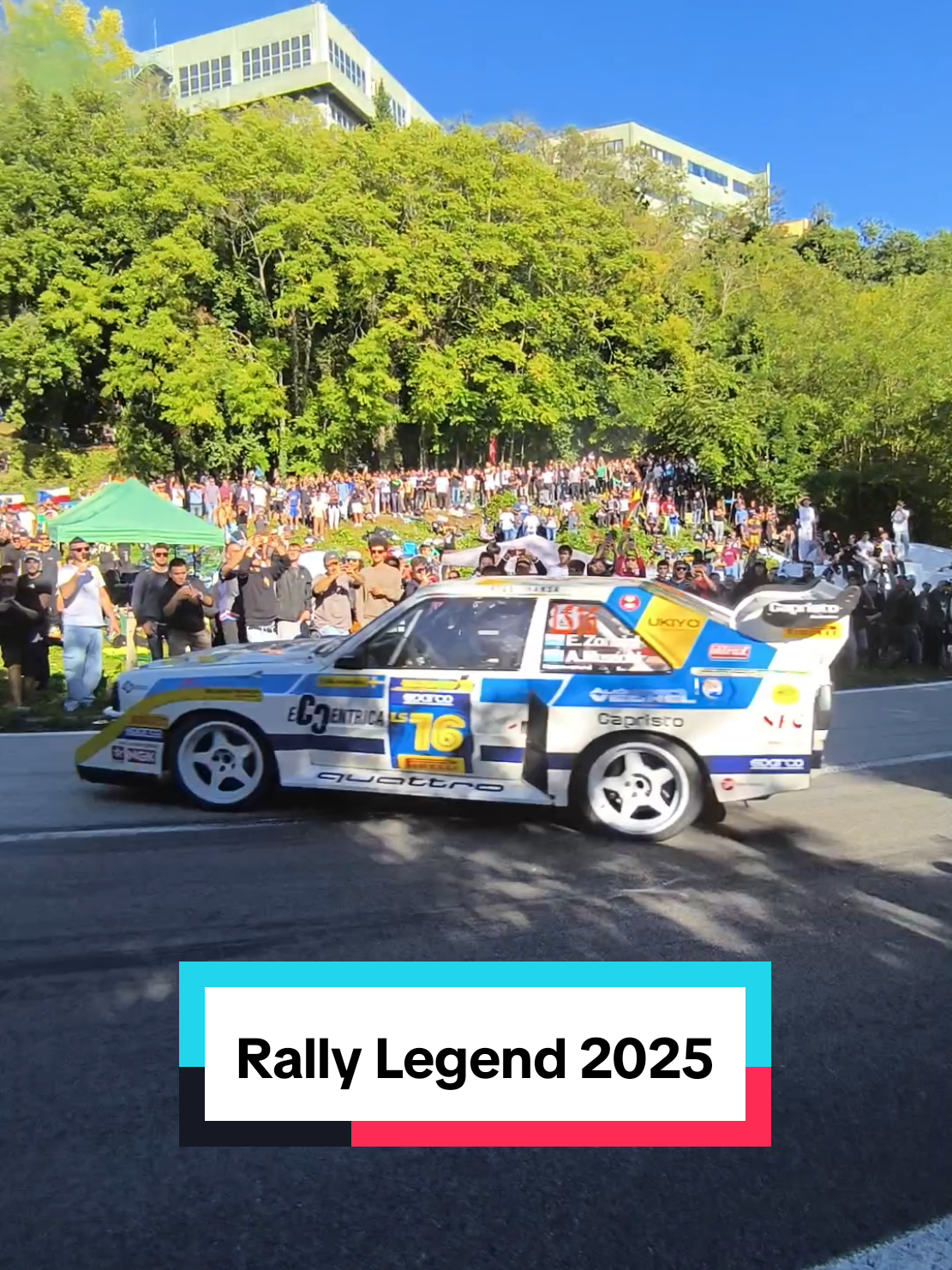 Rally Legend 2025 Audi Quattro  #rally #GroupB #sanmarino #rallylegend @Rallylegend 
