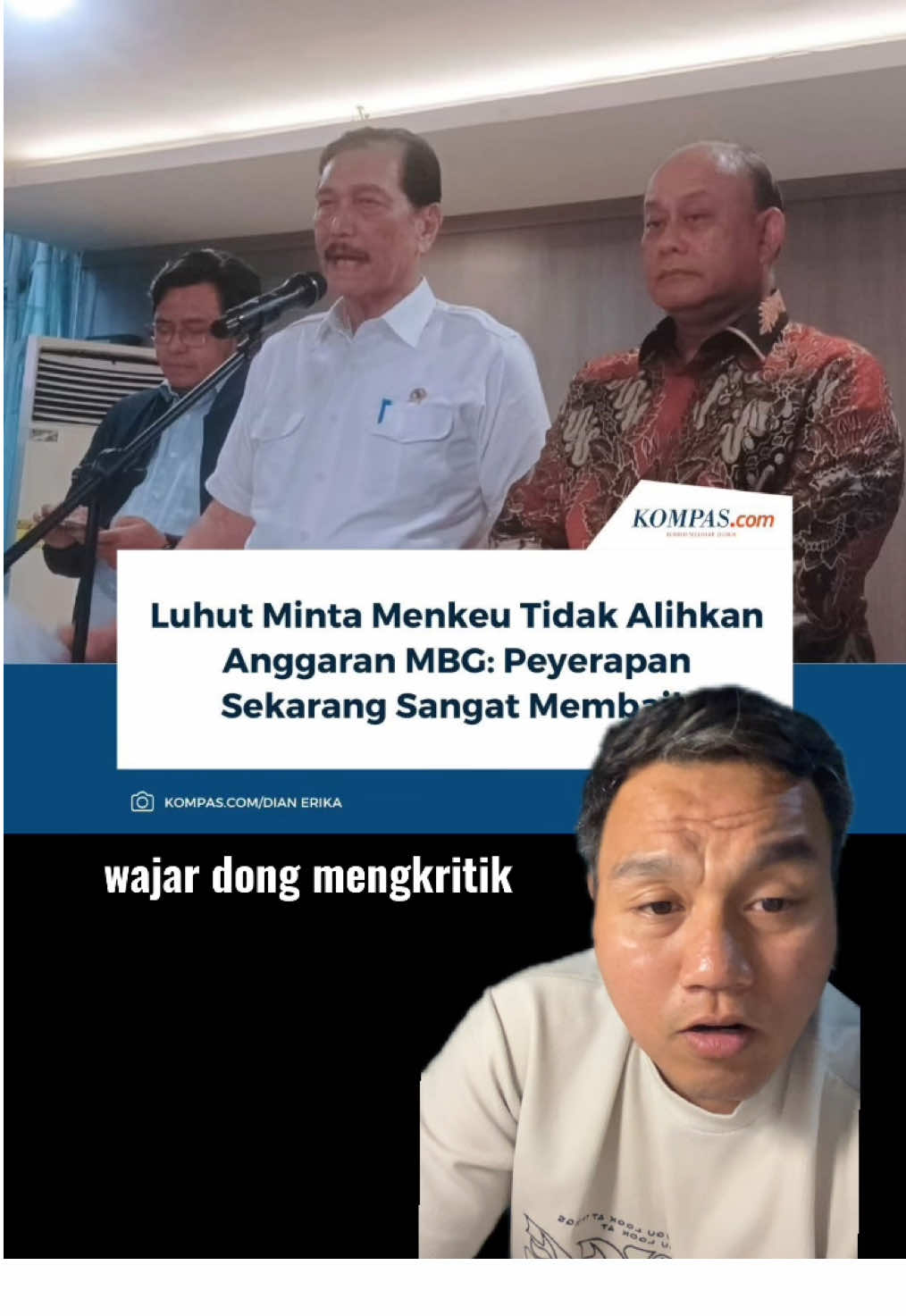 Serapan yg membaik itu yg mana pak LBP? Di Riau aja dari sekitar 400an target dapur MBG, yg kebangun ga sampai 100 dapur 🤔 #mbg #bgn #prabowo 