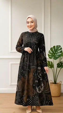 Gamis Batik Polyester Super Premium SUKAINI BATIK, Model Terbaru Kekinian, Elegant Ukuran L-XL-XXL, Baju Kondangan Muslim Dress Wanita Nyaman #SukainiBatik #GamisBatikPremium #BajuKondanganMuslim #GamisKekinian #OOTDMuslimah