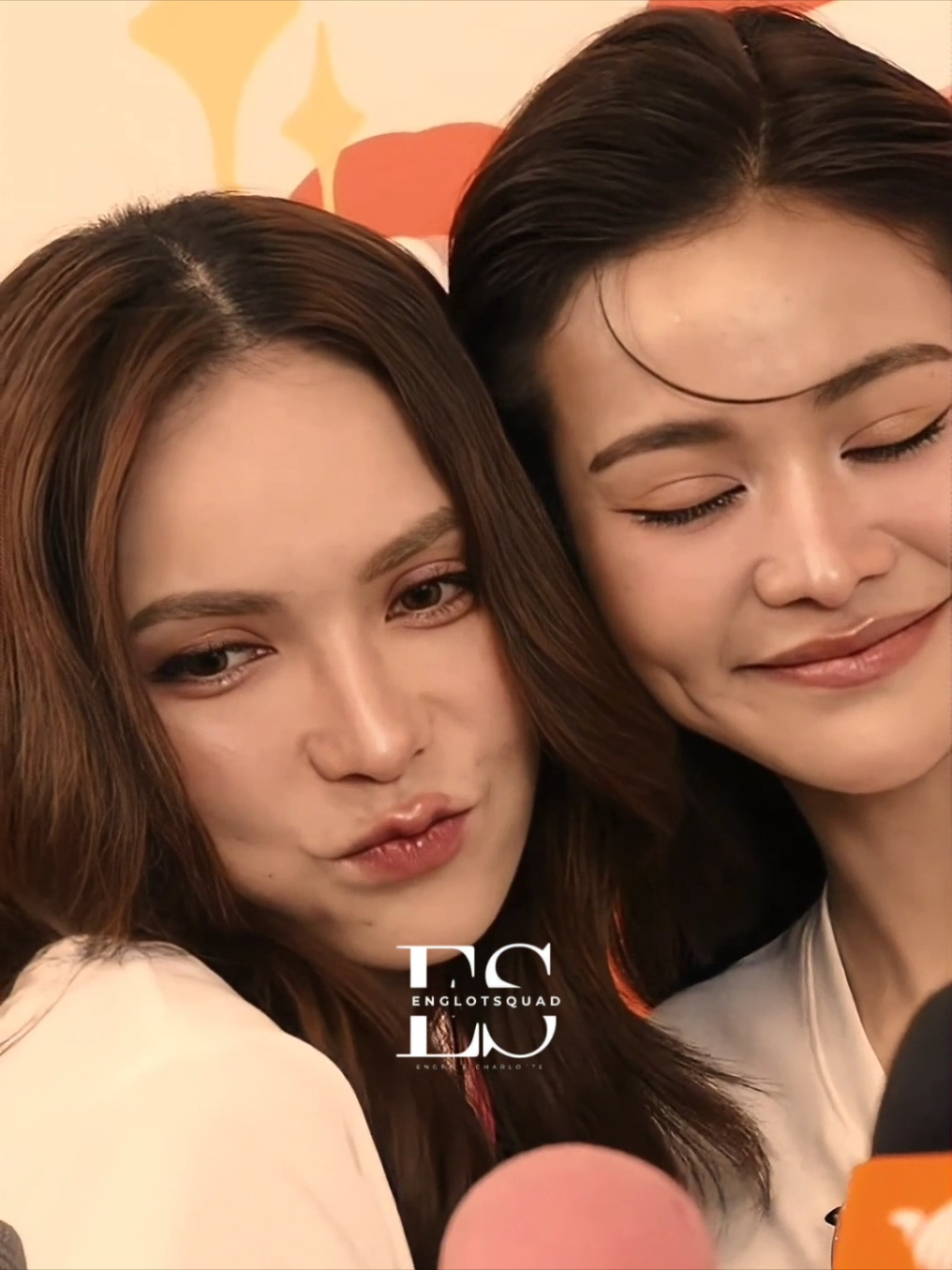 Them hugging, the most beautiful thing… I’m living in this video. 🥺💞 #อิงล็อตทุกชาติไป💕👑🌻 #englot #engfawaraha #charlotteaustin #foryou 
