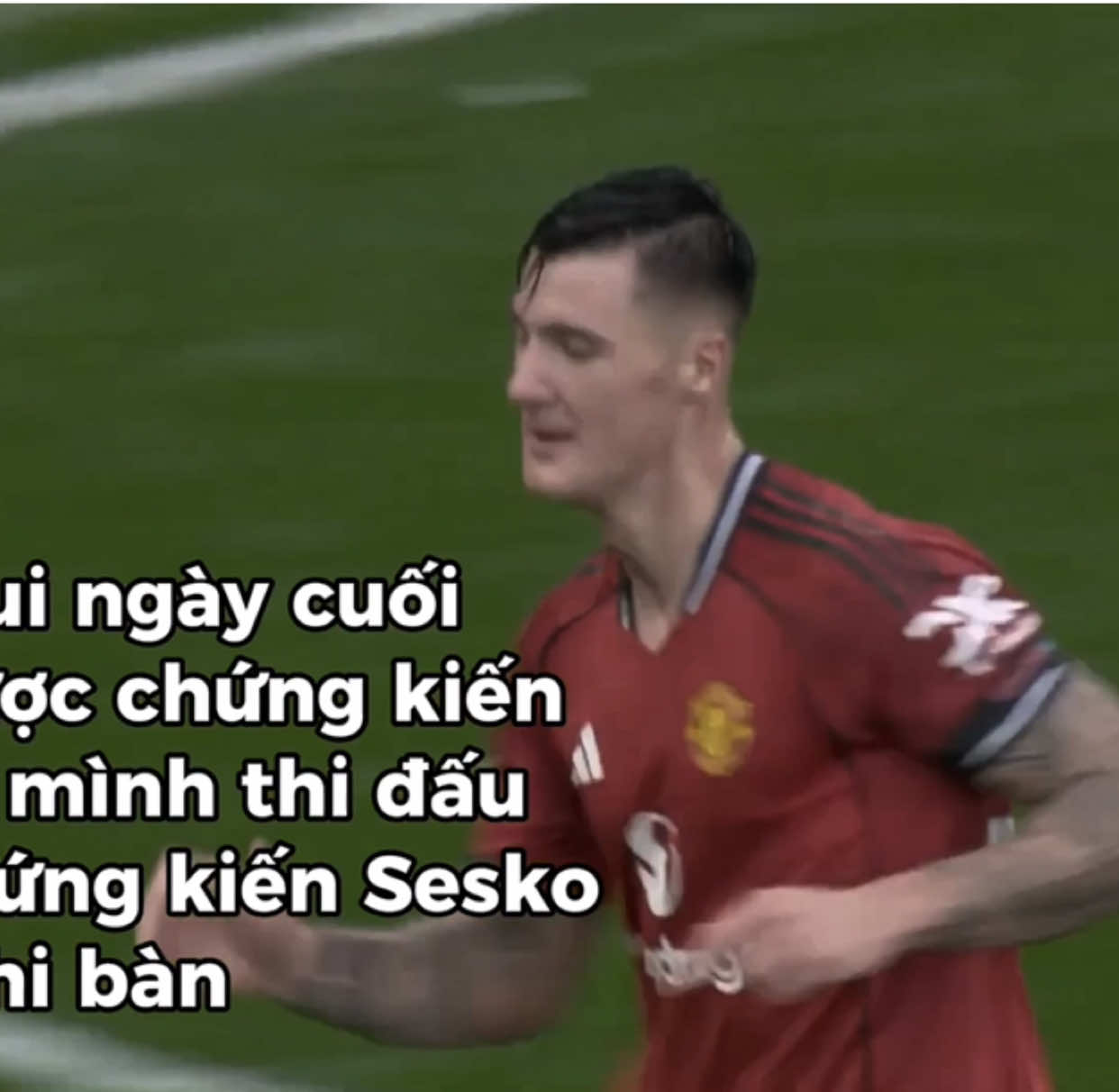 Niềm vui hạnh phúc mà các Manucian đều muốn vào những ngày cuối tuần #darling_team❤️👑 #manchesterunited #premierleague2526 #Sesko 