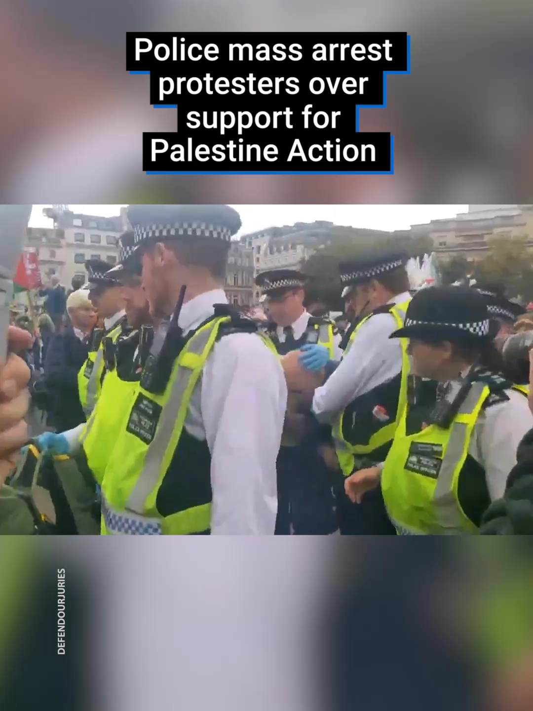 At least 175 people have been arrested over pro-Palestine protests in London which is taking place in defiance of calls by politicians and police bosses to reconsider after the Manchester synagogue terror attack. The Metropolitan Police arrested protesters for offences including supporting the banned terror group Palestine Action. PM Keir Starmer said pro-Palestinian protests planned for this weekend will cause 'distress' and urged those thinking of taking part to 'recognise and respect the grief of British Jews' after Thursday's synagogue attack. #uknews #metpolice
