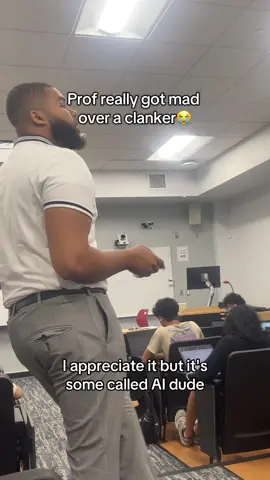 Clanker take over?🤔#college #academicweapon #aitools #crashout 