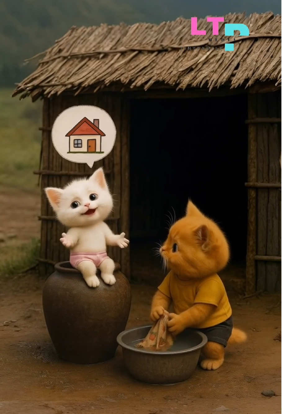 it would be great if we had a house #viral #shorts #cat #catshorts #kitten #animation #fyp #foryoupage 