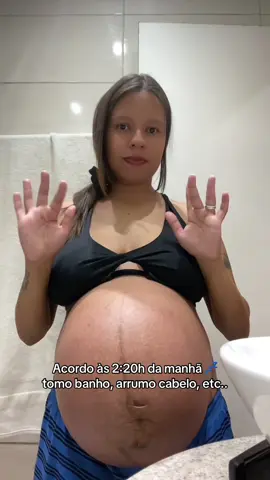 Rotina da manhã, mini vlog, mamãe de 36S+5D e uma princesa de 4 anos 💗🩷 … depois ainda vão dizer que foi sorte 🙂 #fyp #foryouu #gravidez #gestante #maedemenina 🍀✅