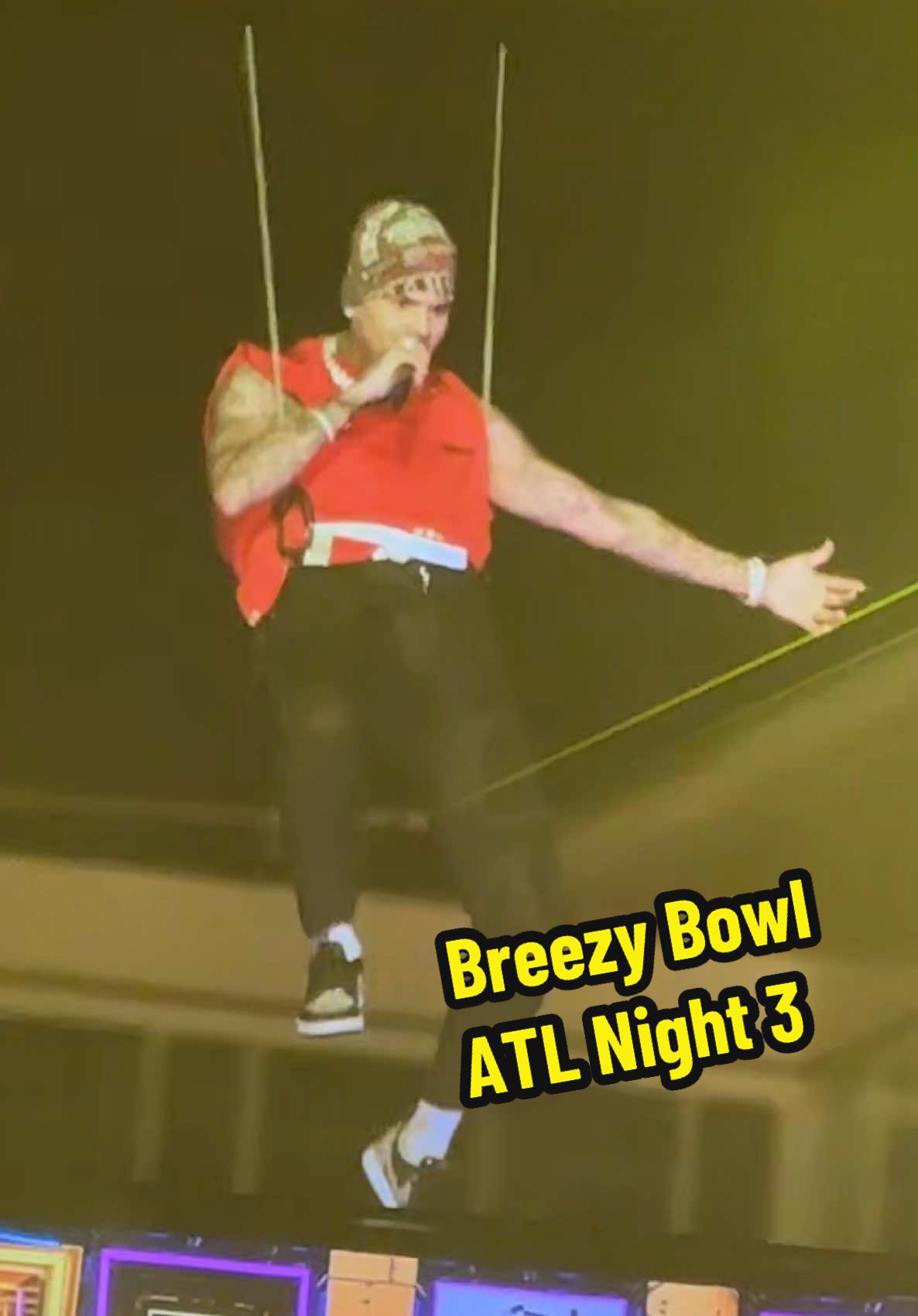 Who else went to ATL Breezy Bowl yesterday? 🥶❄️❄️ #chrisbrown #breezybowl #chrisbrownconcert #concert 