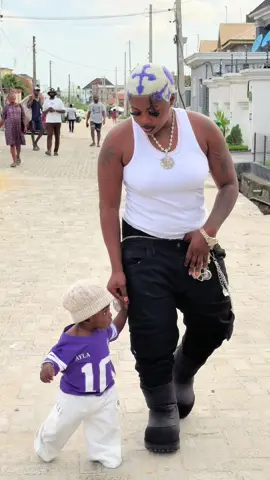 Taking a work with my only son #blackchully 