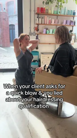 Girls gotta do what a girls gotta do…🤷‍♀️  #fyp #adhd #hairstylist #hairtok #adhdtiktok 