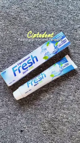 Kali ini nyobaint variant terbarunya sama sama biru tapi ini ada tecnology baru nya Ciptadent Fresh Maxy cool Pasta gigi favorit 😻 #ciptadent #pastagigi #promoguncang1010 #gajiansale 