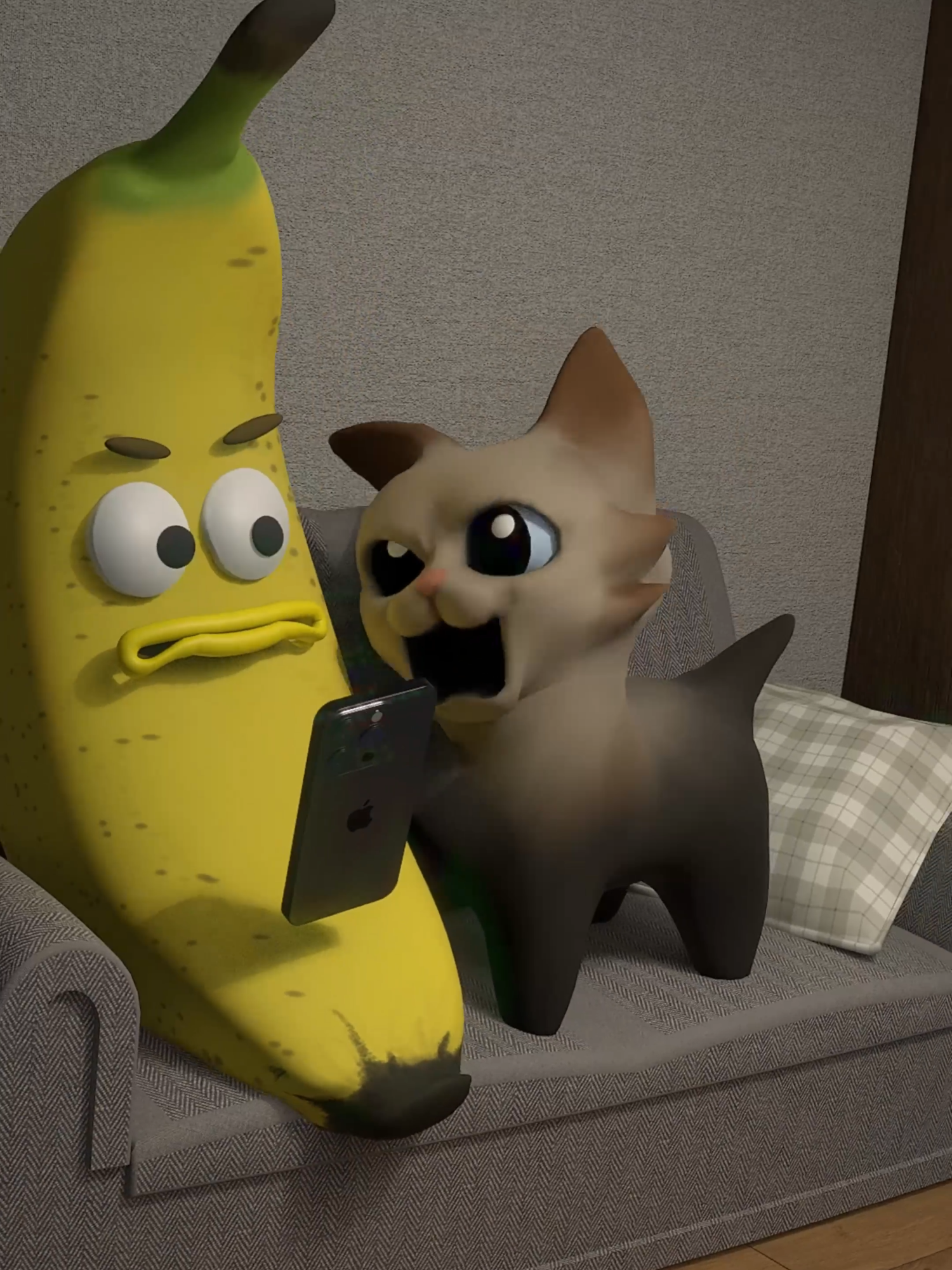 Коллаб с @gato_3220 #почухай #кот #мем