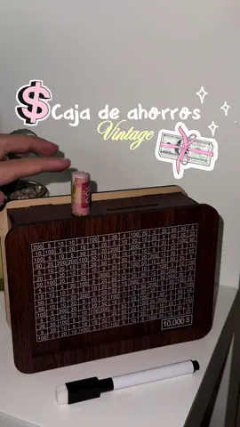 Así si dan ganas de ahorrar 💰😛💸😮‍💨 me encantó, es súper bonita, funcional, motivadora y divertida 💸 cómprala ya para que inicies tu ahorro aesthethic #vamostiktokshop #tiktokshop #alcancia #alcanciavintage 