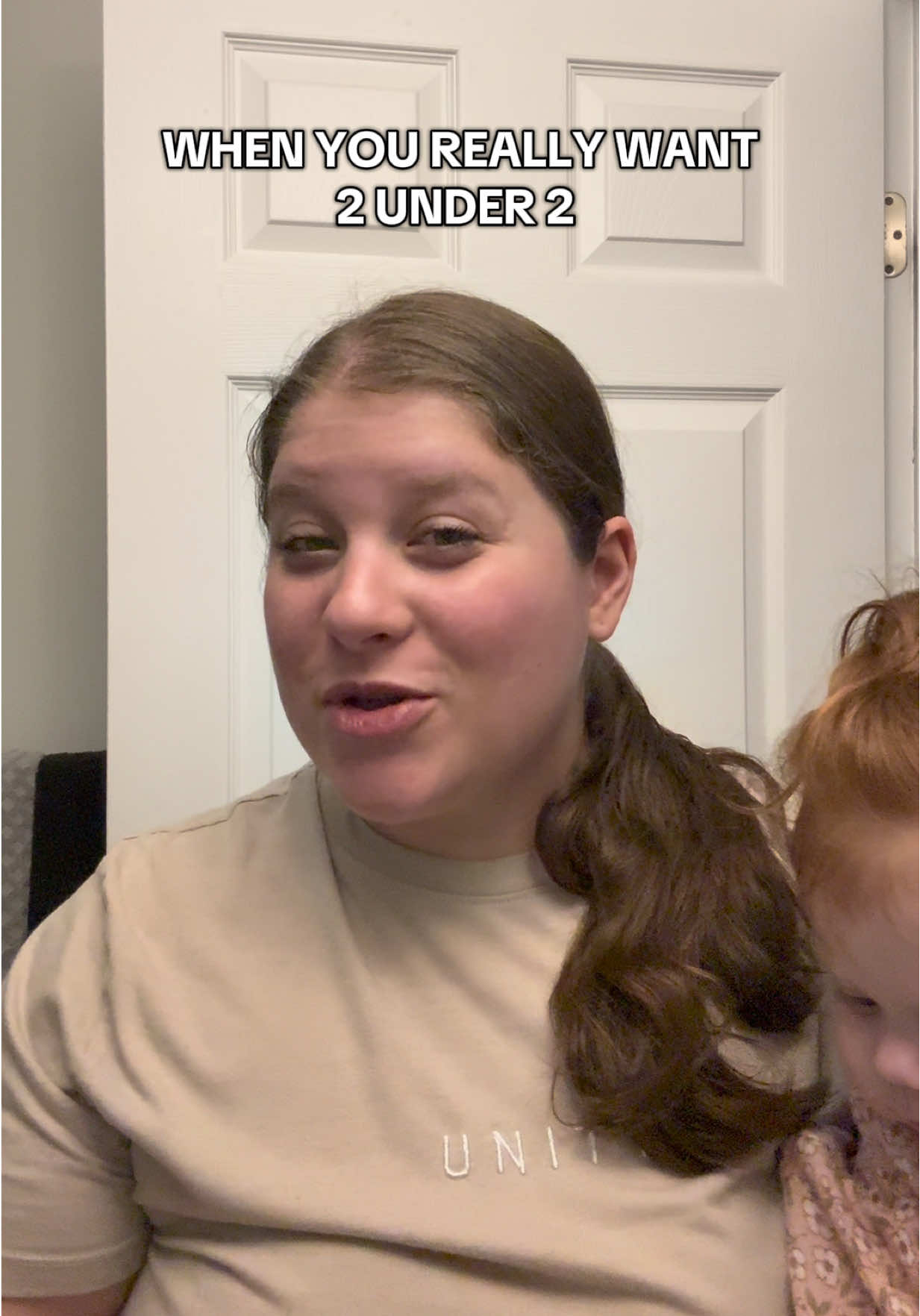 the reality of wanting 2 under 2 #pregnancytest #2under2 #sahmomlife #momreality #soulfullyemily 