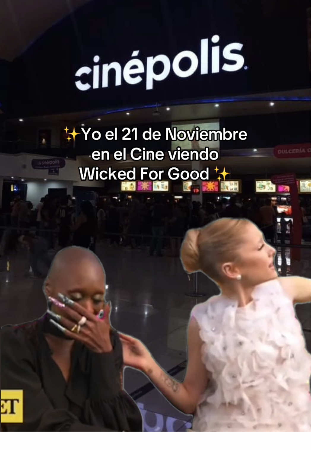 Llevaré kleenex 🤧 💚🫧#wickedforgood #wicked #fyp #arianagrande #girls