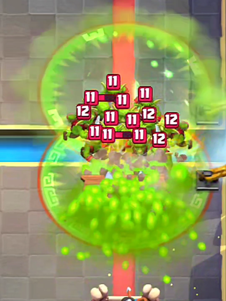 The satisfying log  #clashroyale #clash #mrcr #supercell #gaming 