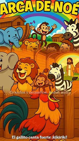🎶 Canción del Arca de Noé | Música Cristiana Infantil 🎶 ¡Canta, aplaude y sube al arca con nosotros! 🐘🦁🐒 Los animales entraron de dos en dos, la lluvia cayó, y Dios cuidó de Noé y su familia. 🌧️🌈 Pero esta historia es más que animales y lluvia: el arca nos recuerda a Jesús, nuestro verdadero refugio. Así como el arca salvó a Noé, Jesús es la puerta que nos salva hoy. ✝️❤️ 🎵 Una forma alegre y divertida de enseñar a los niños sobre el cuidado de Dios y la esperanza que tenemos en Cristo. 👧🧒 Perfecta para iglesias, escuelas y familias que desean cantar y celebrar la Biblia juntos. 💡 No olvides suscribirte a Cántale Kids para más canciones cristianas infantiles. #Noe #ArcaDeNoe #CancionesCristianasInfantiles #HistoriasBíblicas #Jesús  @@unapalabra365   